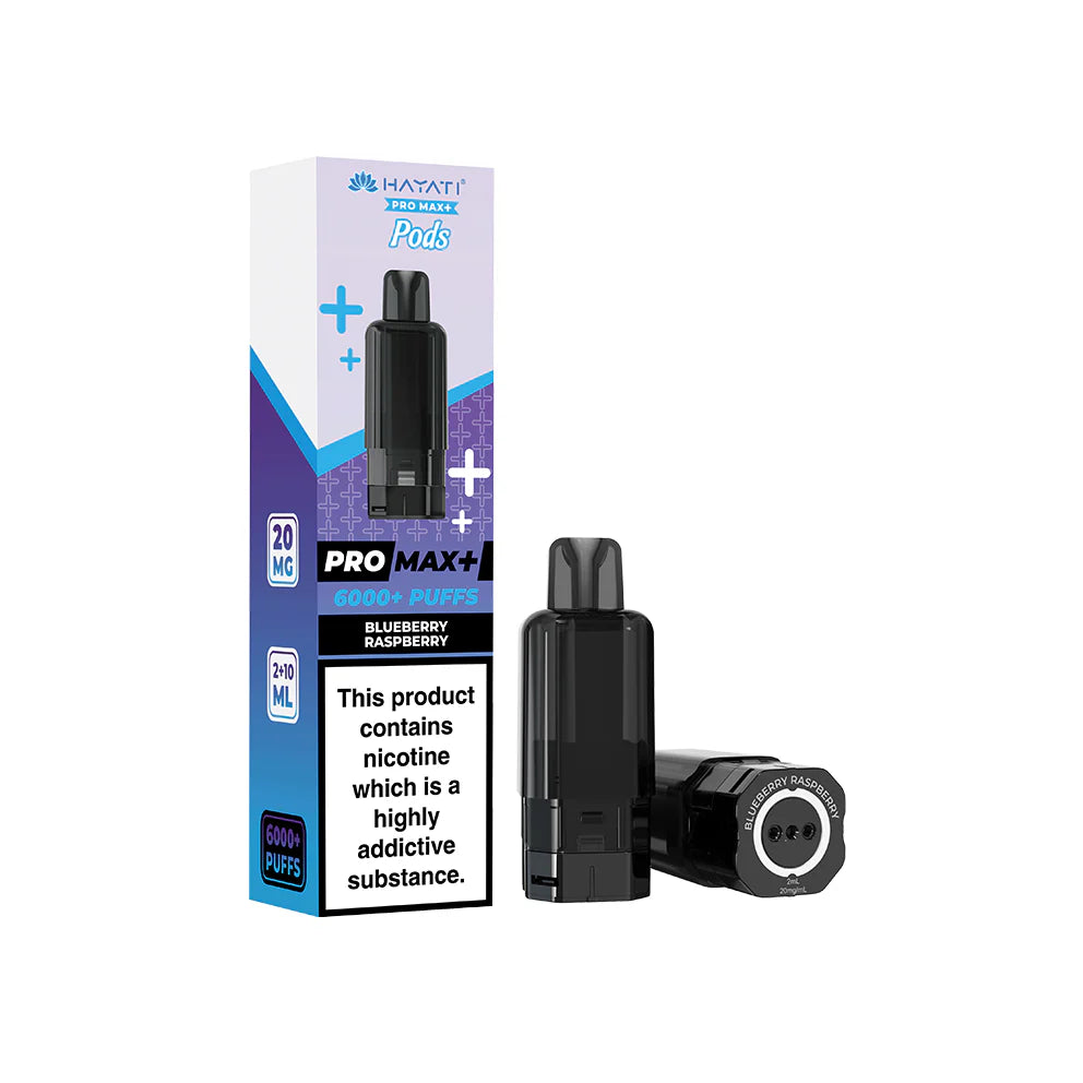 Hayati Pro Max+ Pods Blueberry Raspberry