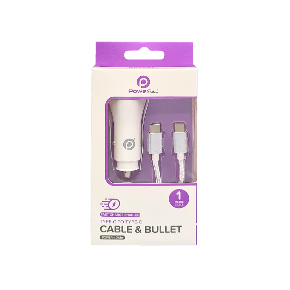 Type-C to Type-C Cable & Bullet