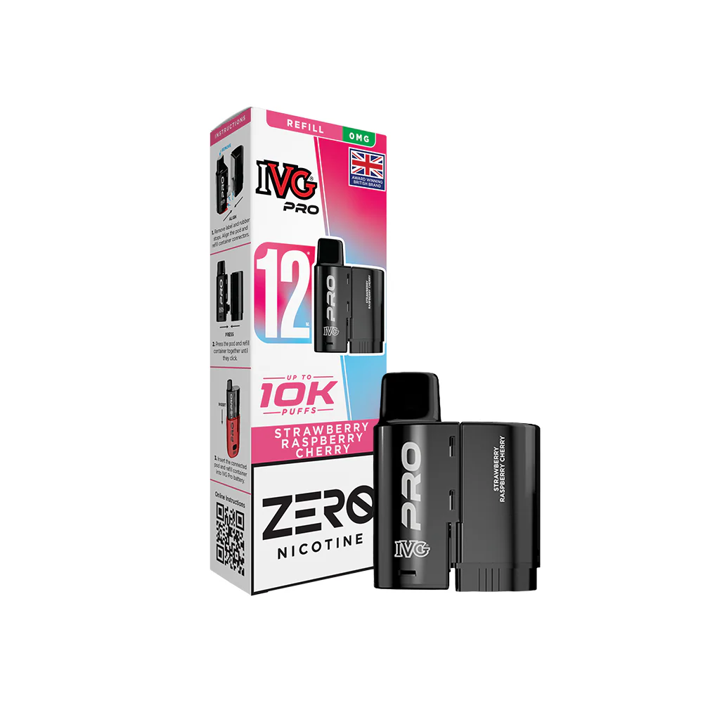 IVG PRO 12 Pods Strawberry Raspberry Cherry 0mg