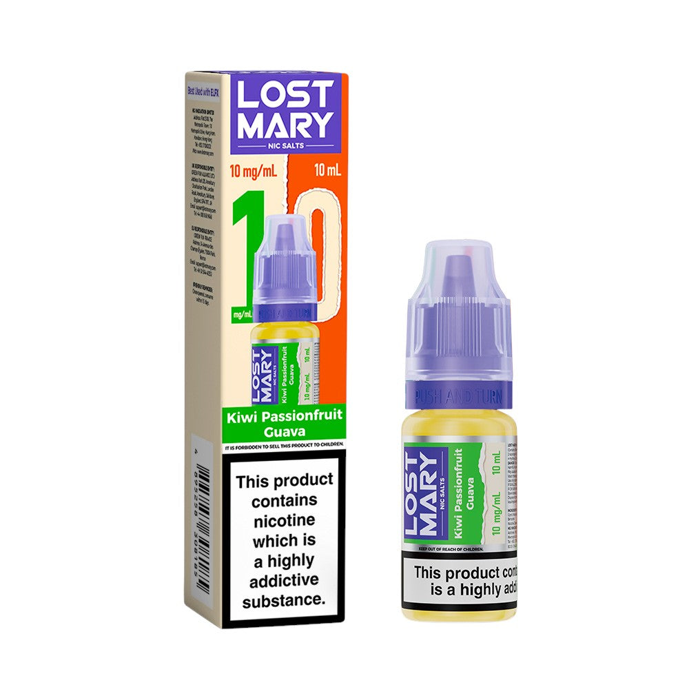 Lost Mary Nic Salts Kiwi Passionfruit Guava 20mg