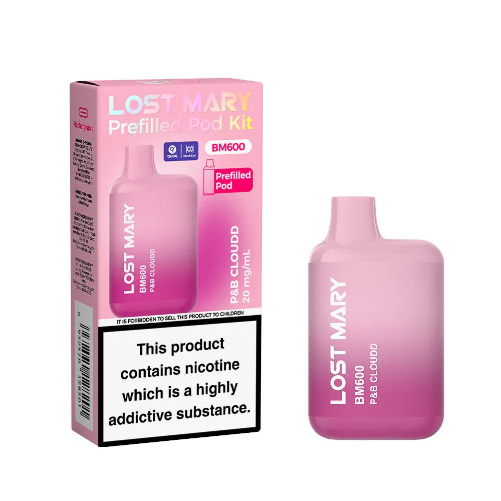 Lost Mary BM600 Rechargeable Pod Kit P&B Cloudd