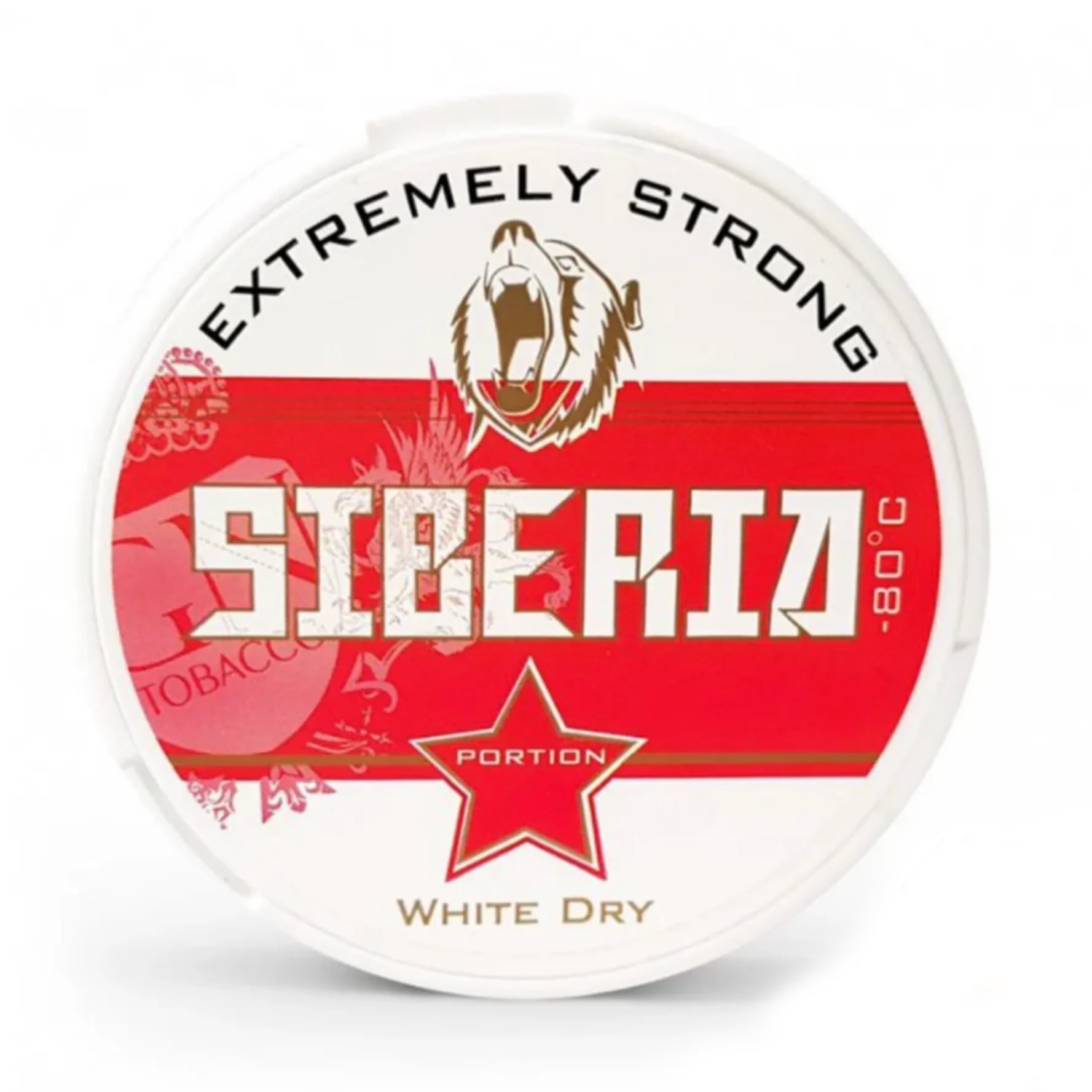 Siberia -80ºC Xtremely Red White Dry Tobacco Chew Bags (42mg) - Fasttrak Vape