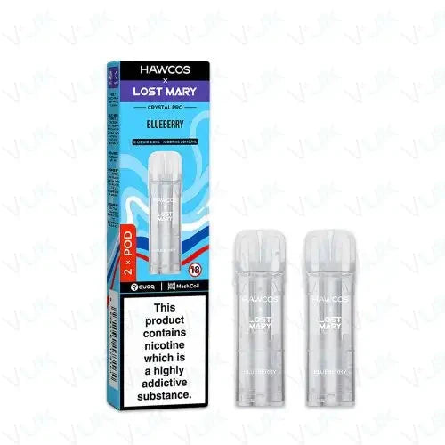 HLM CRYSTAL PRO POD BLUEBERRY HAWCOS X LOST MARY