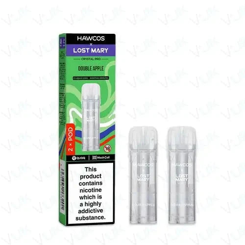 HLM CRYSTAL PRO POD DOUBLE APPLE HAWCOS X LOST MARY