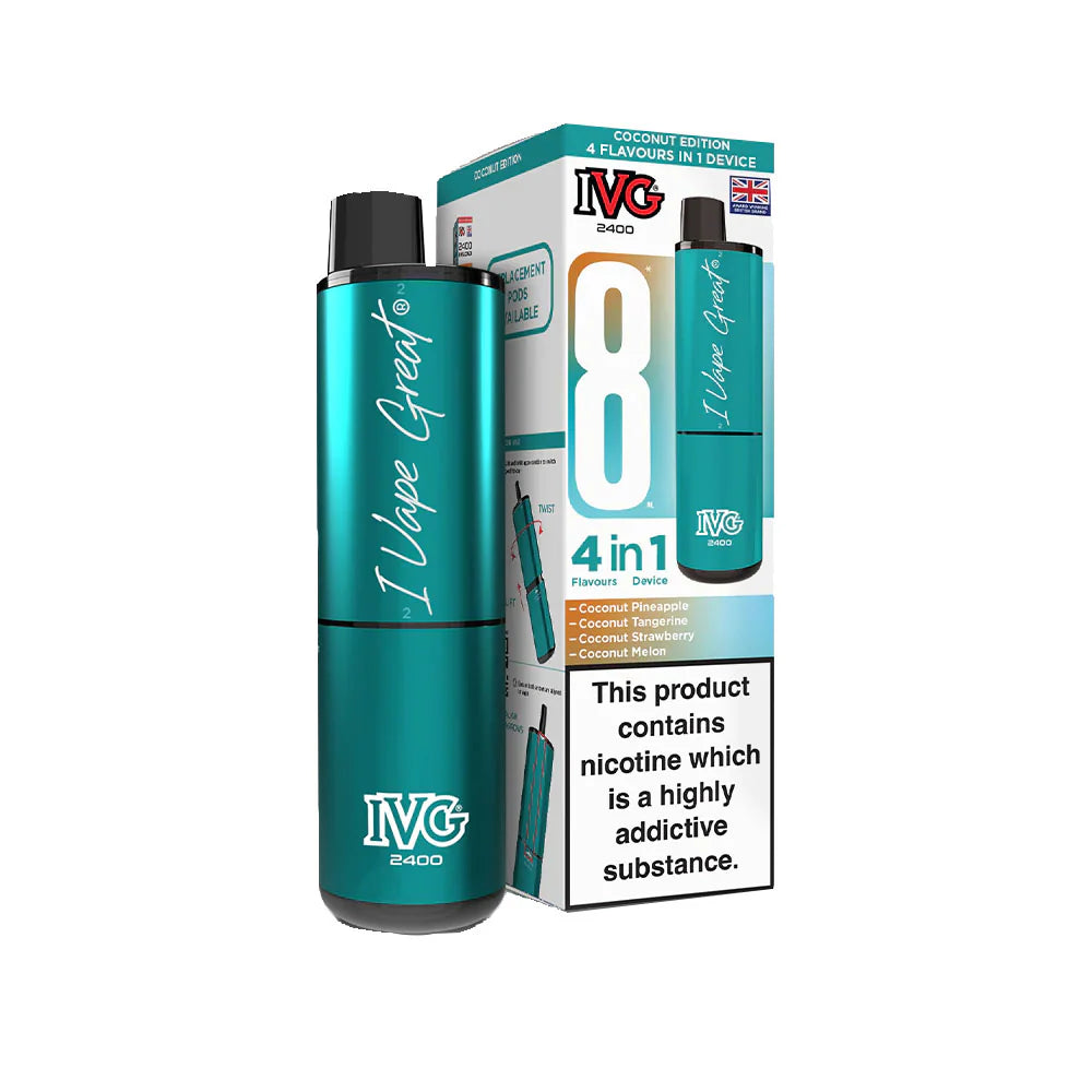 IVG 2400 Rechargeable Kit Coconut Edition