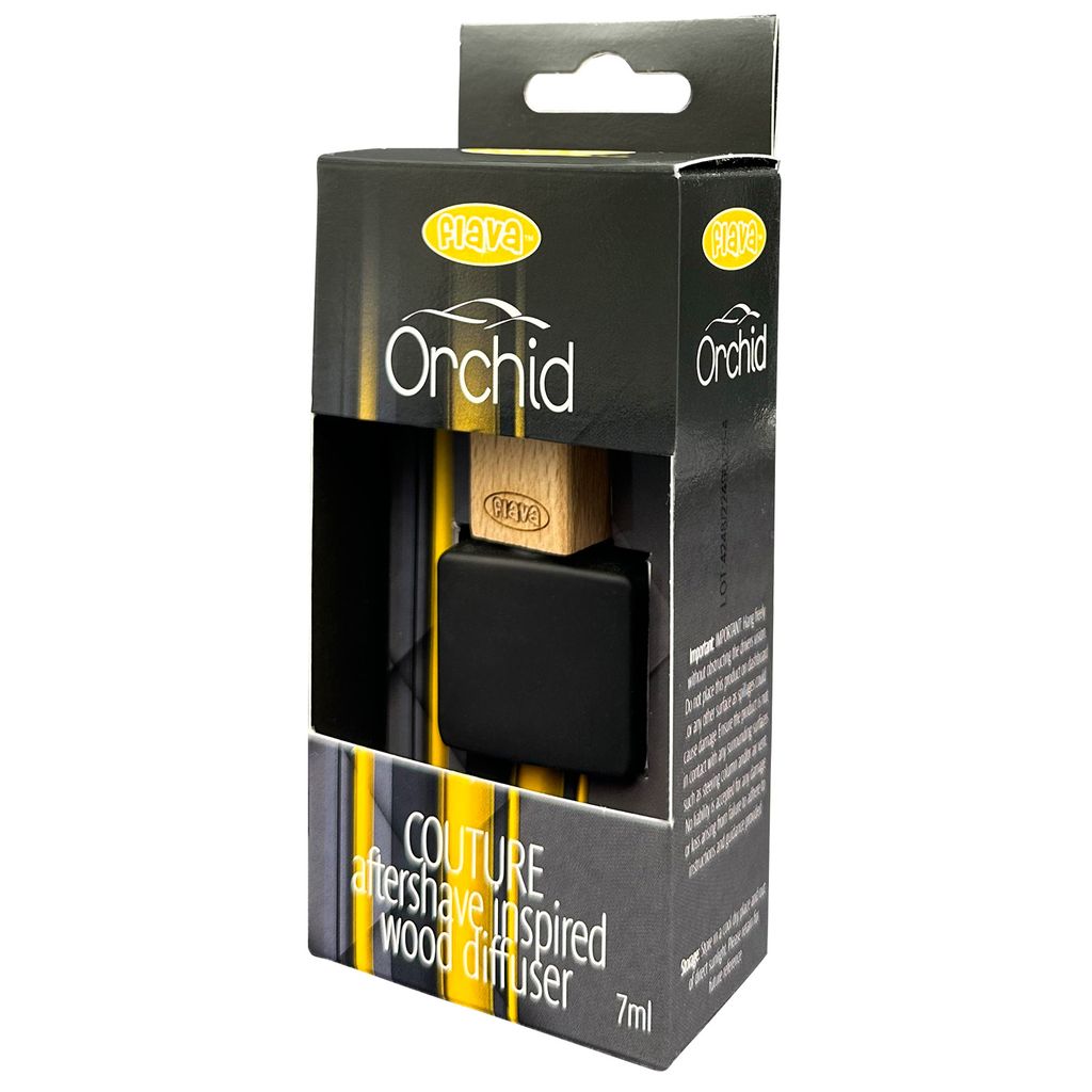 Flava Wood Car Diffuser - Orchid