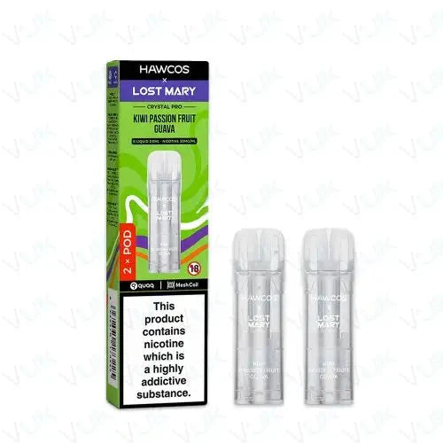 HLM CRYSTAL PRO POD KIWI PASSION GUA HAWCOS X LOST MARY