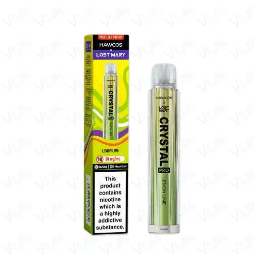 HLM CRYSTAL PRO KIT LEMON LIME HAWCOS X LOST MARY