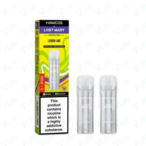 HLM CRYSTAL PRO POD LEMON LIME HAWCOS X LOST MARY