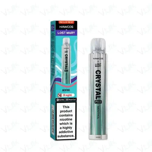 HLM CRYSTAL PRO KIT MENTHOL HAWCOS X LOST MARY