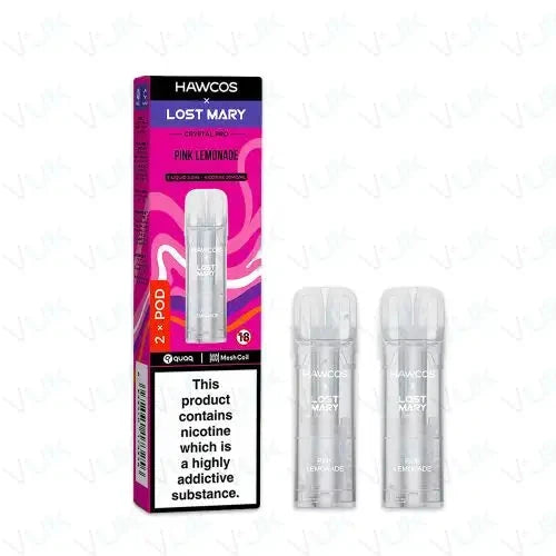 HLM CRYSTAL PRO POD PINK LEMONADE HAWCOS X LOST MARY