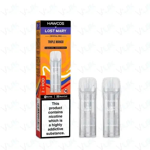 HLM CRYSTAL PRO POD TRIPLE MANGO HAWCOS X LOST MARY